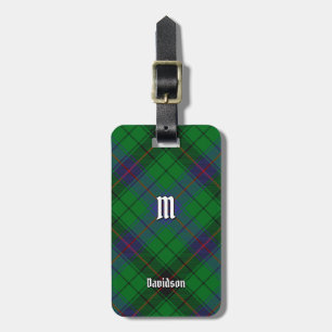 Etiqueta De Bagagem Clan Davidson Tartan