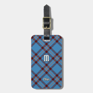 Etiqueta De Bagagem Clan Elliot Antiga Tartan Luartigo