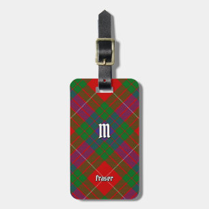 Etiqueta De Bagagem Clan Fraser Tartan Luartigo