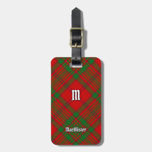 Etiqueta De Bagagem Clan MacAlister de Glenbarr Tartan