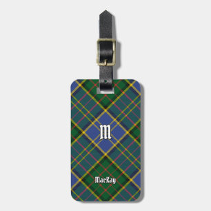 Etiqueta De Bagagem Clan MacMillan caçando Tartan
