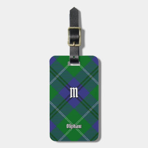 Etiqueta De Bagagem Clan Oliphant Tartan Luartigo
