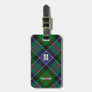 Etiqueta De Bagagem Clan Paterson Tartan
