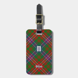 Etiqueta De Bagagem Clan Wilson Modern Tartan