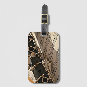 Etiqueta De Bagagem Clarinet