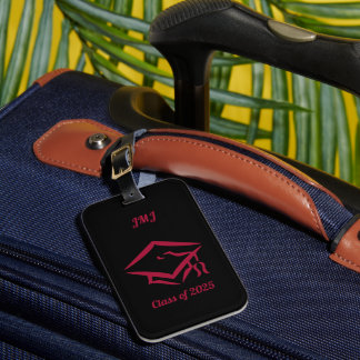 Etiqueta De Bagagem Classe de Graduação do Nome do Ano Personalizado B