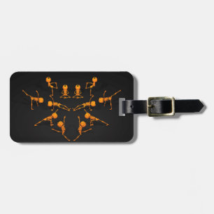 Etiqueta De Bagagem Classe de Ioga Halloween