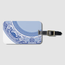 Etiqueta de Bagagem Classic Blue Willow