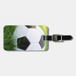Etiqueta De Bagagem Clássica bola de futebol