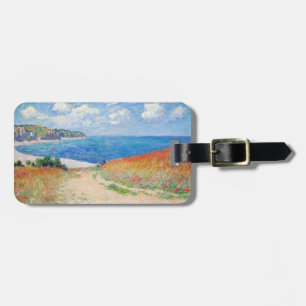 Etiqueta De Bagagem Claude Monet - Caminho em Campos de Trigo em Pourv