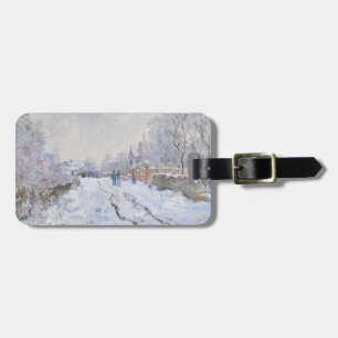 Etiqueta De Bagagem Claude Monet - Cena de Neve na Argentina