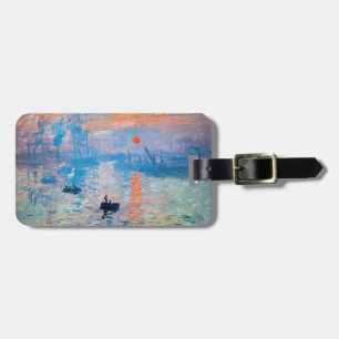 Etiqueta De Bagagem Claude Monet - Impressão, Nascer do Sol