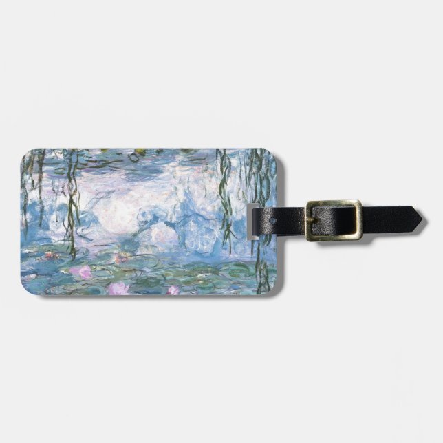 Etiqueta De Bagagem Claude Monet Impressionista Impressionista Impress (Frente Horizontal)