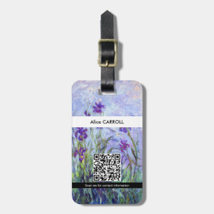 Etiqueta De Bagagem Claude Monet - Íris Lilases / Iris Mauves