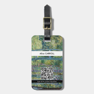 Etiqueta De Bagagem Claude Monet - Lago de nenúfares, Harmonia Verde