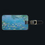 Etiqueta De Bagagem Claude Monet - Lírios Água 1906<br><div class="desc">Lírios de Água (Ninfas) - Claude Monet,  Óleo na Canvas,  1906</div>
