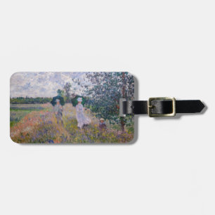 Etiqueta De Bagagem Claude Monet - Passeio perto de Argenteuil