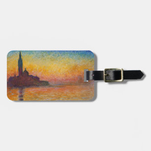 Etiqueta De Bagagem Claude Monet - San Giorgio Maggiore em Dusk