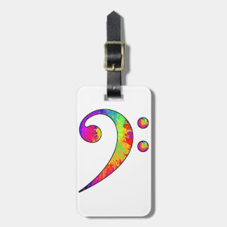 Etiqueta De Bagagem Clef baixo colorido