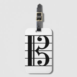 Etiqueta De Bagagem Clef de alto