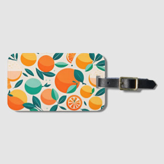 Etiqueta De Bagagem Clementina mandarina