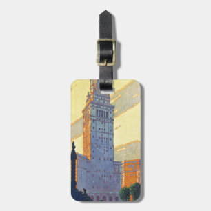 Etiqueta De Bagagem Cleveland o vintage novo do terminal da união