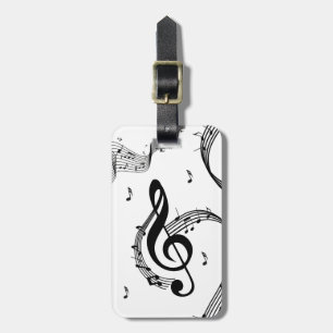 Etiqueta De Bagagem Climactic G Clef