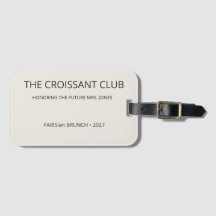 Clube de Croissant de Amêndoa Elegante Destino
