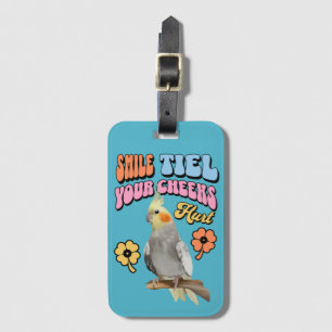 Etiqueta De Bagagem Cockatiel Parrot Cheio