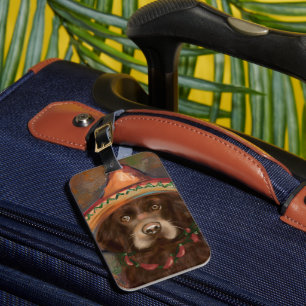 Etiqueta De Bagagem Cocker Spaniel Americano
