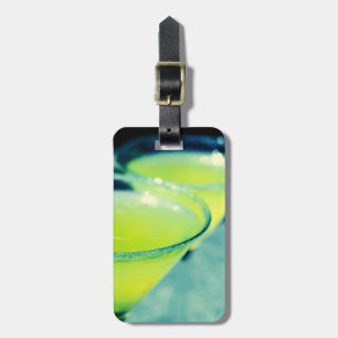 Etiqueta De Bagagem Cocktail da gota de limão
