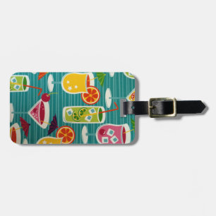 ETIQUETA DE BAGAGEM "COCKTAILS GALORE" GOLF/LUGGAGE/I.D. TAG