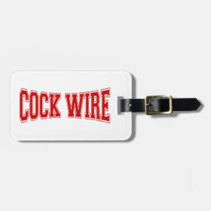 ETIQUETA DE BAGAGEM COCKWIRE