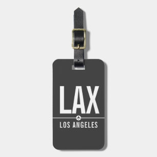 Etiqueta De Bagagem Código do Aeroporto de Los Angeles LAX - Aviaçã
