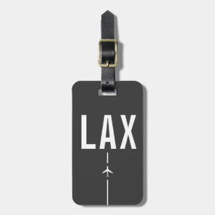 Etiqueta De Bagagem Código do Aeroporto de Los Angeles LAX - Aviaçã