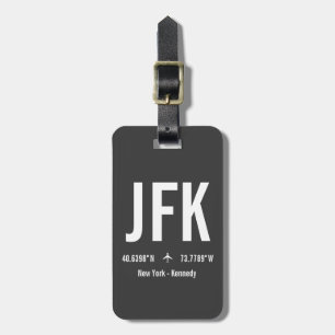 Etiqueta De Bagagem Código do Aeroporto JFK de Nova Iorque - Aviaçã