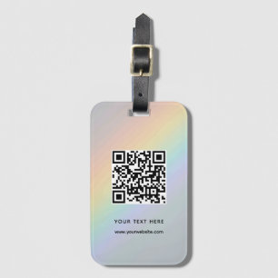 Etiqueta De Bagagem Código QR Código de endereço de site personalizado