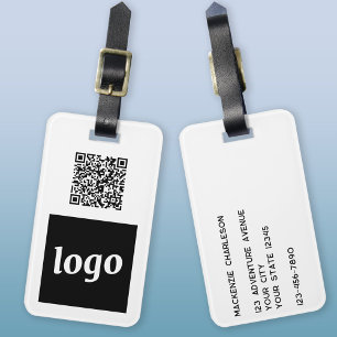 Etiqueta De Bagagem Código QR de logotipo Promocional comercial