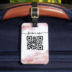 Etiqueta De Bagagem Código QR Digitalizar-me