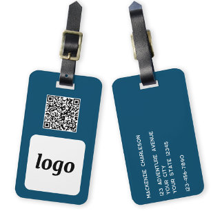 Etiqueta De Bagagem Código QR do logotipo Promocional profissional ver