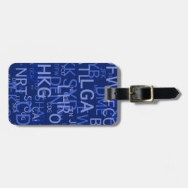 Etiqueta De Bagagem Códigos personalizados do aeroporto