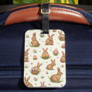 Etiqueta De Bagagem Coelhinho de Páscoa