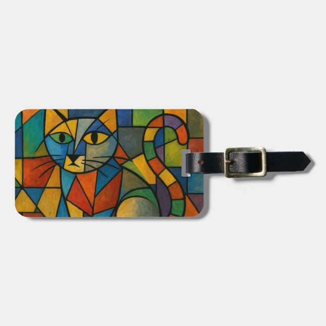 Etiqueta De Bagagem colagem picasso (Frente Horizontal)