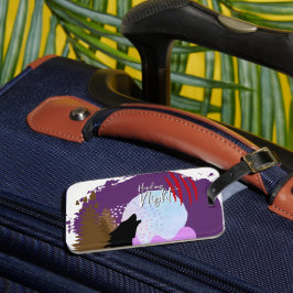 Etiqueta De Bagagem Coleção de Carimbo de Halloween "Howling Night"