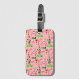 Etiqueta De Bagagem Coleção de Verão Flamingo Um Design 4