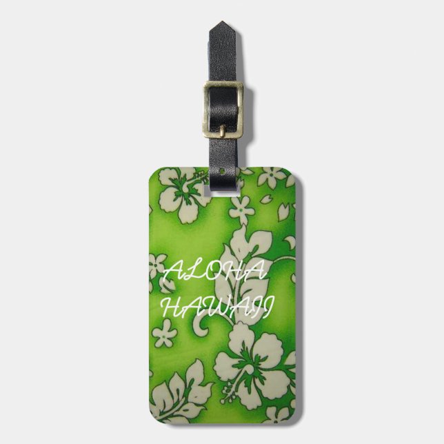 ETIQUETA DE BAGAGEM COLEÇÃO HAWAII ALOHA (Frente Vertical)