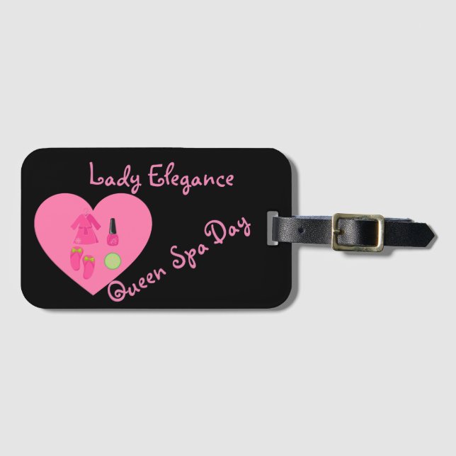 ETIQUETA DE BAGAGEM COLEÇÃO LADY ELEGANCE (Frente Horizontal)