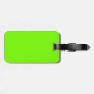 Etiqueta De Bagagem Coleção retro do verde limão de Fluoro