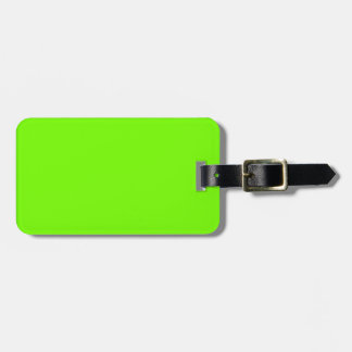 Etiqueta De Bagagem Coleção Retro Fluoro Limão-Verde