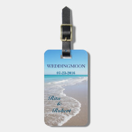 Etiqueta De Bagagem Coleção/Weddingmoon do Tag da bagagem do viagem